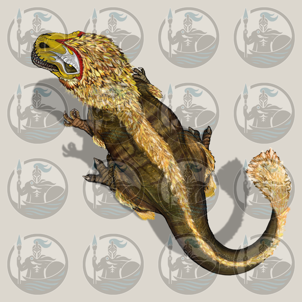 Feathered Raptor – Dinosaur VTT Tokens