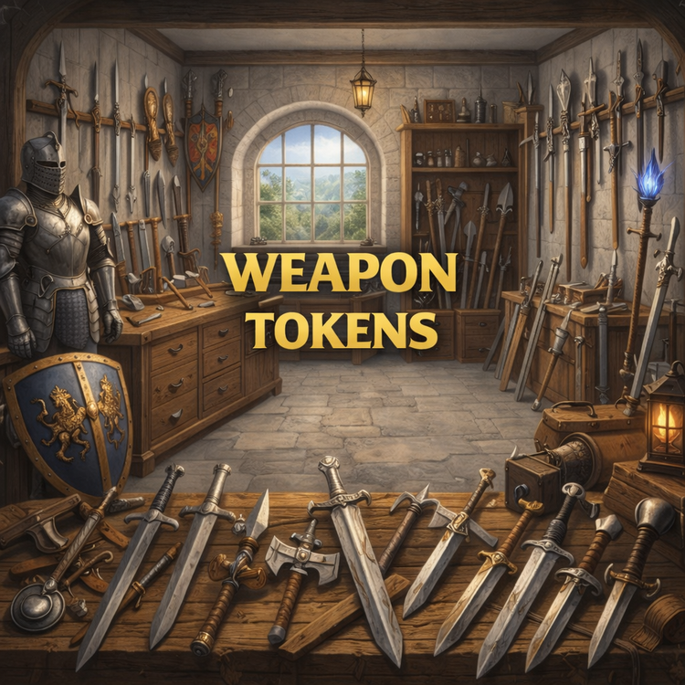 Spiritual Weapons VTT Tokens
