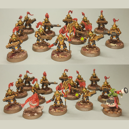 Emperah's Golden Gitz - Flip Faction Army
