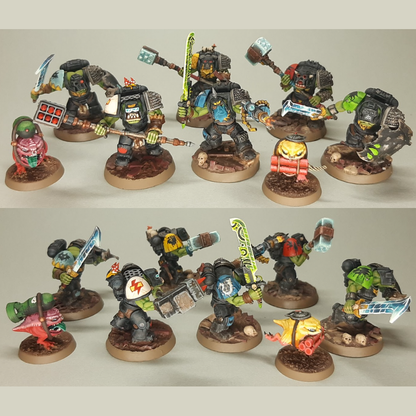 Emperah's Golden Gitz - Flip Faction Army