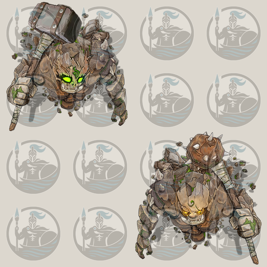 Elementals Bundle – VTT Tokens (Fire, Water, Earth, Air, Ice, Lightning)