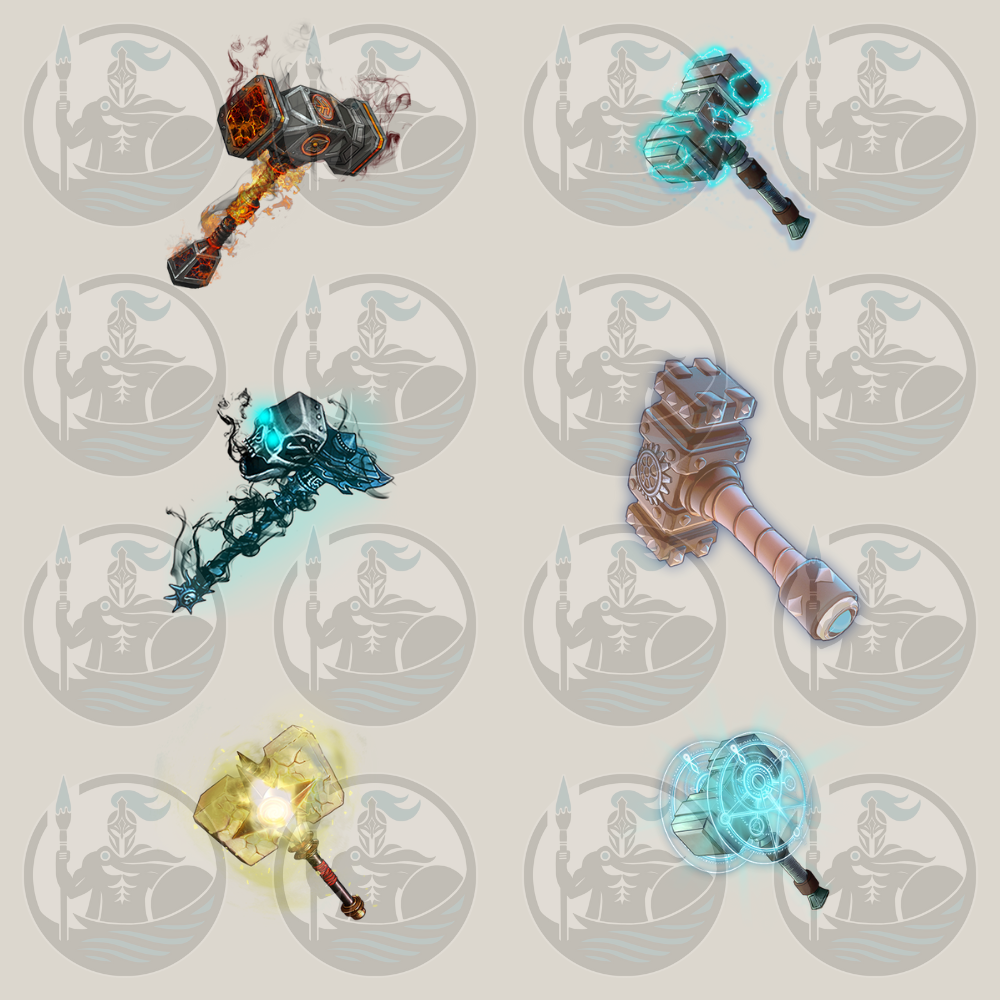Spiritual Weapon Bundle – Elemental & Divine Weapons VTT Tokens