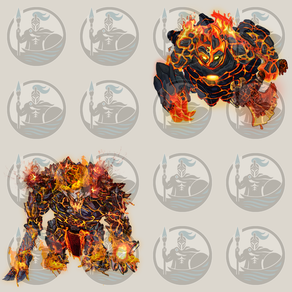 Elementals Bundle – VTT Tokens (Fire, Water, Earth, Air, Ice, Lightning)