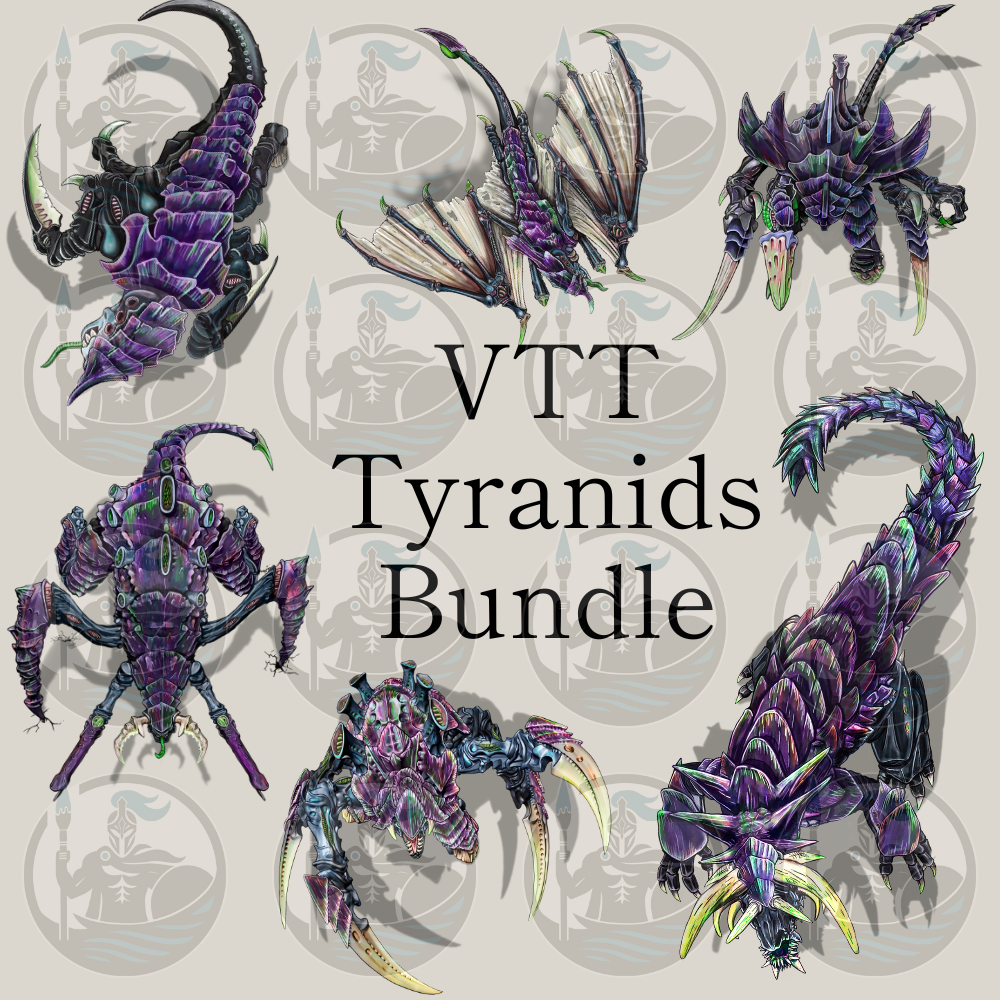 Tyranids Bundle – VTT Tokens (Variants Included)