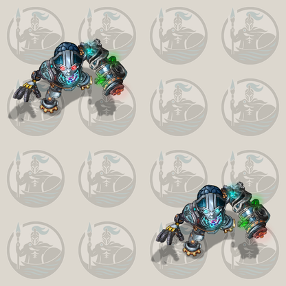 War-Reforged Artificer – Heavy Construct RPG VTT Tokens Pack