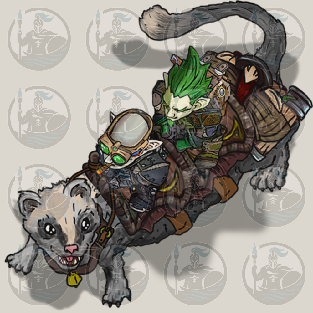 The Le Pew Brothers & Peppe – Artificer RPG VTT Tokens Pack